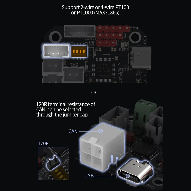 BIGTREETECH EBB36/42 U2C CAN-интерфейс для 36 шаговых двигателей Klipper прошивка Voron детали