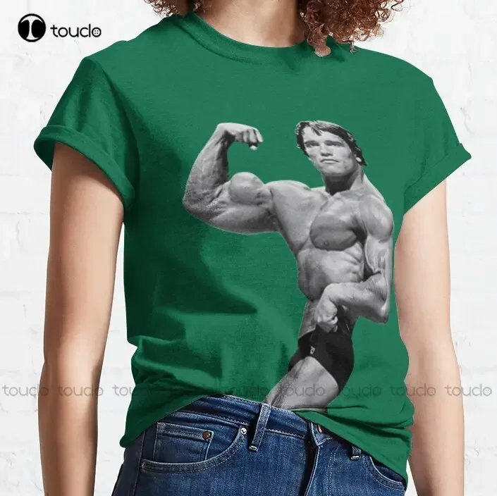 Arnold Schwarzenegger Classic T-Shirt Custom Aldult Teen Unisex Digital Printing Tee Shirts Funny Art Streetwear Cartoon