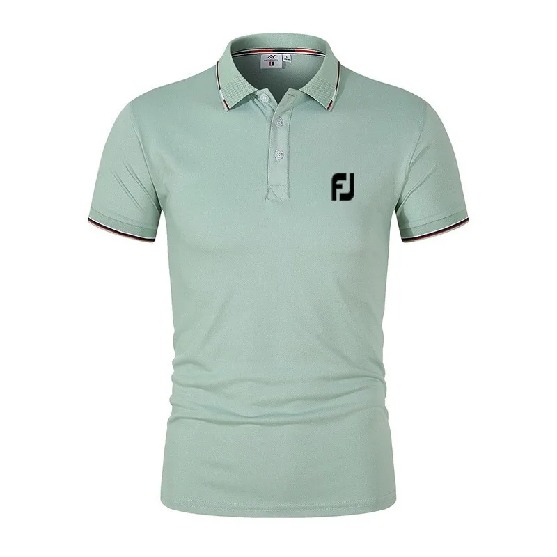 Men's short sleeved polo, golf clothing, outdoor sports casual T-shirt, summer fashion, 2022