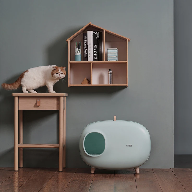

Cat litter box semi-closed large anti-splash insulating deodorant cat toilet cat litter box