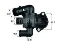 

TI3387 for thermostat (87 °-102 ° ) GOLF VI JETTA PASSAT TIGUAN ALTEA LEON OCTAVIA SUPERB YETI 2.0TDI CBAA CBAB CBAA CBAB cb