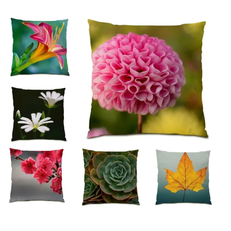 

2023 Custom Pillowcases 45x45 Square Velvet Cushion Covers for Living Roomdecoration and Table Accessories F2192