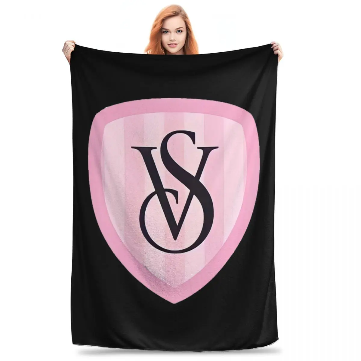 Одеяло с логотипом VS Vic-Secret супер мягкие уютные пледы для дивана коврик разных