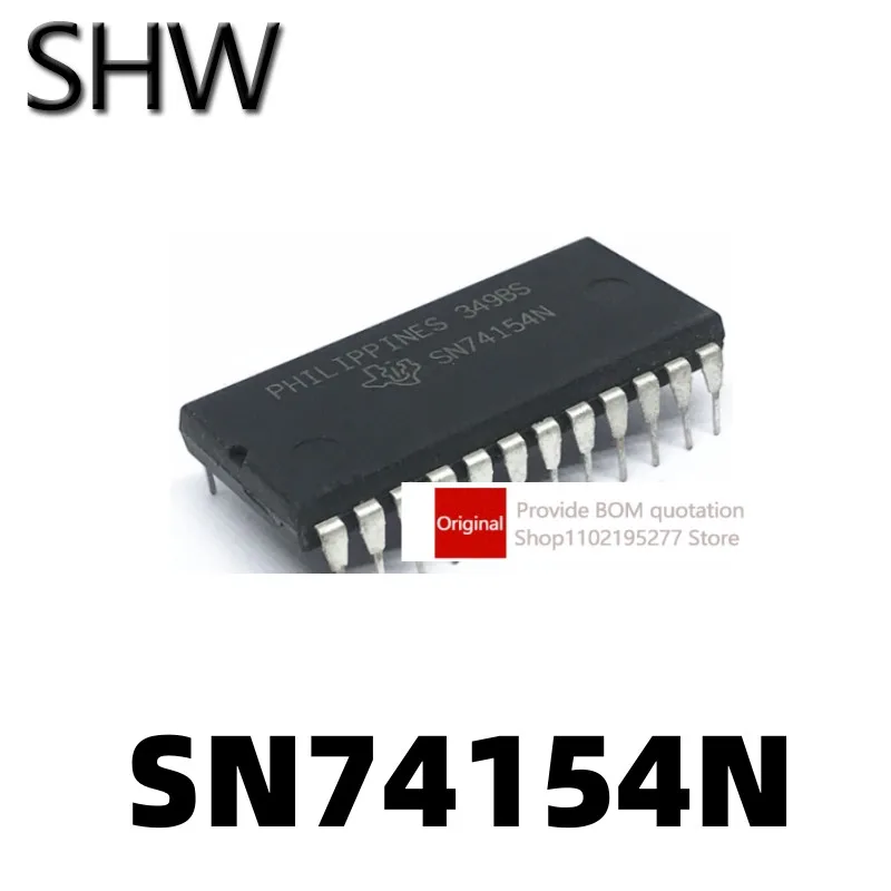 

Декодер SN74154N 74154N/Встроенный кодировщик DIP-24 с широким корпусом, 1 шт.