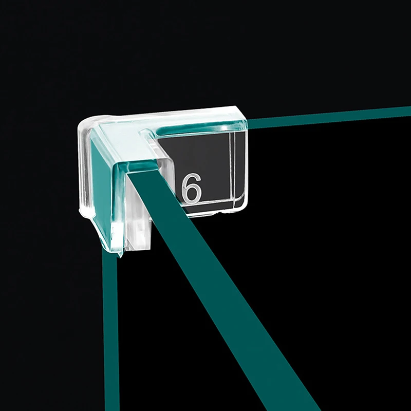 4 шт./набор силиконовые прозрачные уголки для аквариума