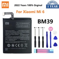 100  Orginal Xiao BM39 3350mAh Battery For Xiaomi Mi6 High Quality Phone Replacement Batteries