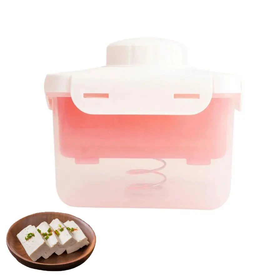 

Tofu Press Presser Mould Built-in Drainage Water Removing Tool Tofu Drainer Soybean Curd Presser Kitchen Cooking Tool Set