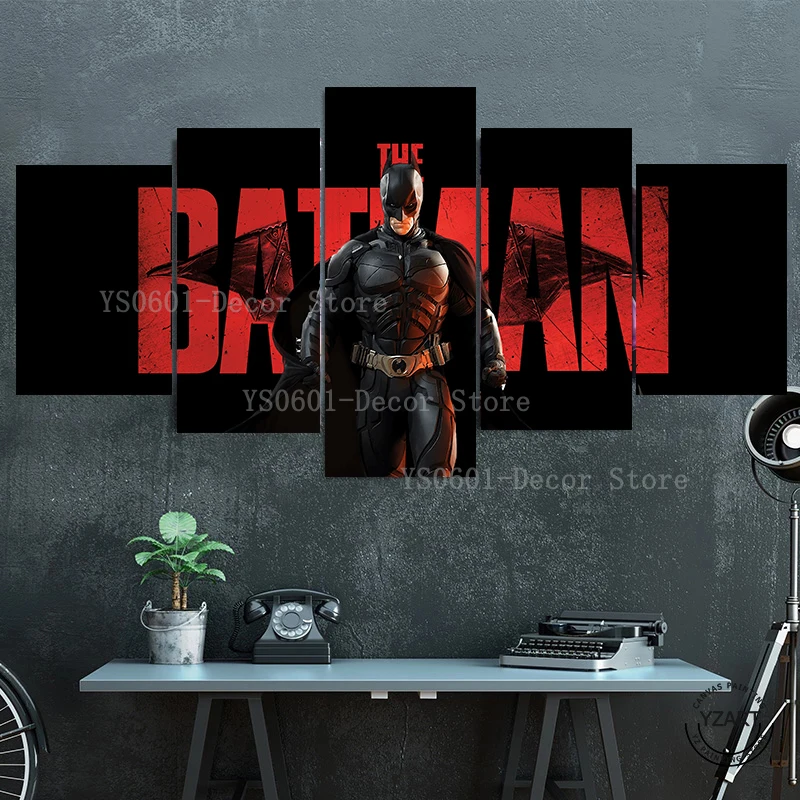 

Плакат Bandai DC фильм Бэтмен 2022 Картина на холсте супергерой художественные принты на стену Декор для гостиной роспись домашний декор картины