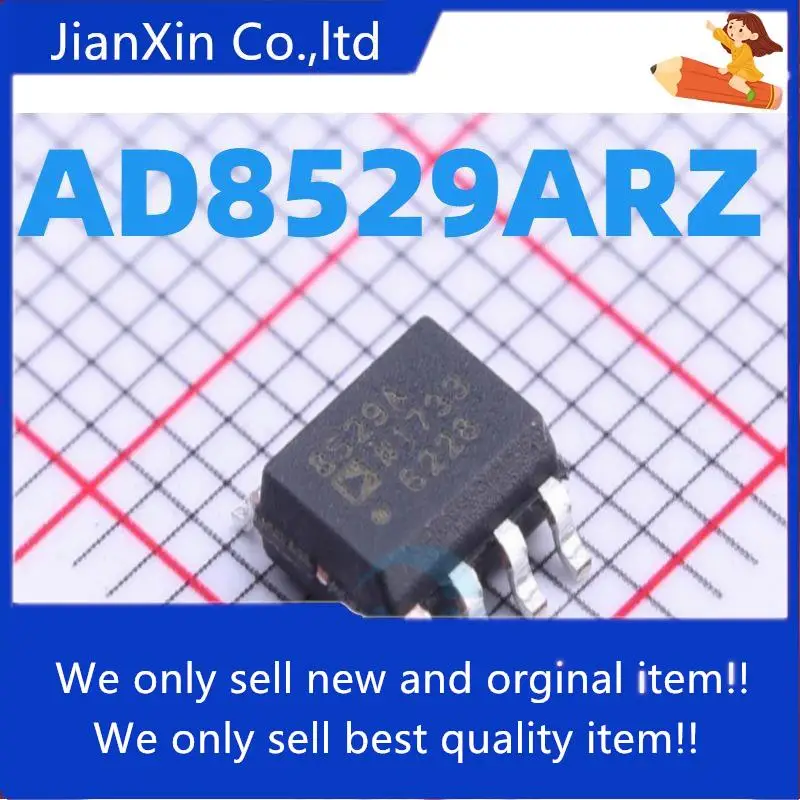 

10pcs 100% orginal new AD8529AR AD8529ARZ AD8529 Rail-to-Rail Op Amp SOP-8
