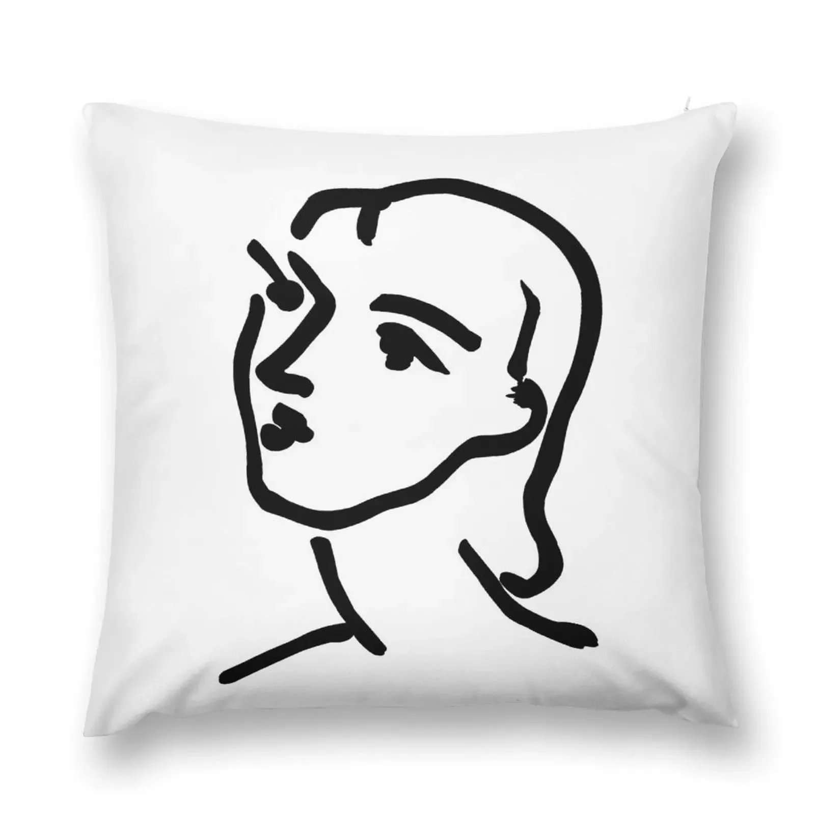 Nadia aux cheveux lisses Подушка для дивана Чехлы подушек Вышитая подушка