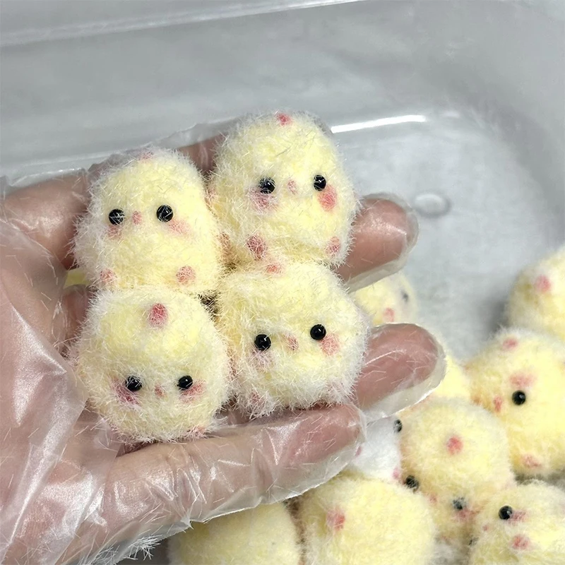 2 шт. миниатюрные игрушки для снятия медленного отскока липкие TPR Mini Chick игрушка