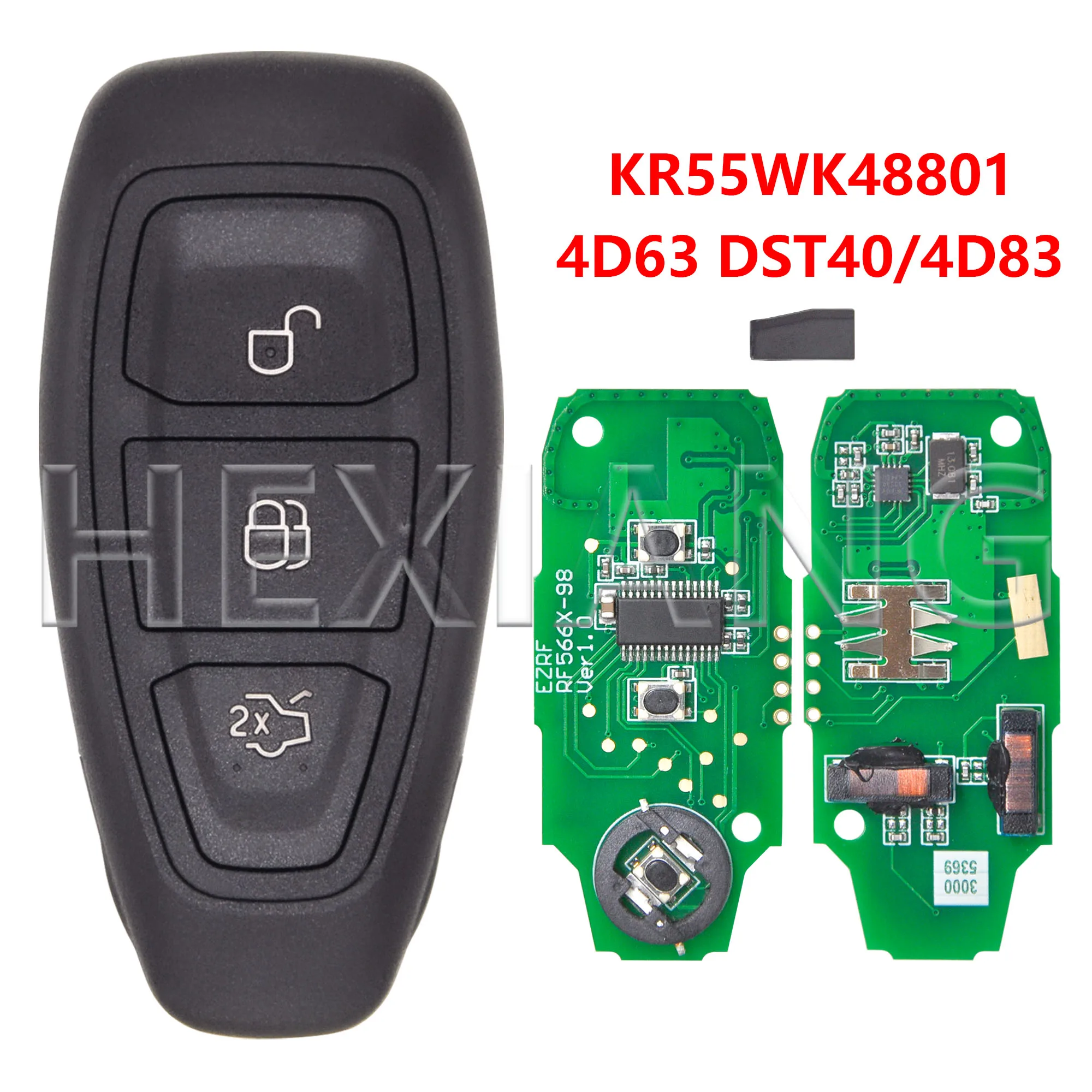 

ГР КР55ВК 488014 D63 +/83 чип 433 МГц Keyless Go автомобильный ключ дистанционного управления для Ford Focus C-Max Mondeo Kuga Fiesta B-Max 2007-2015