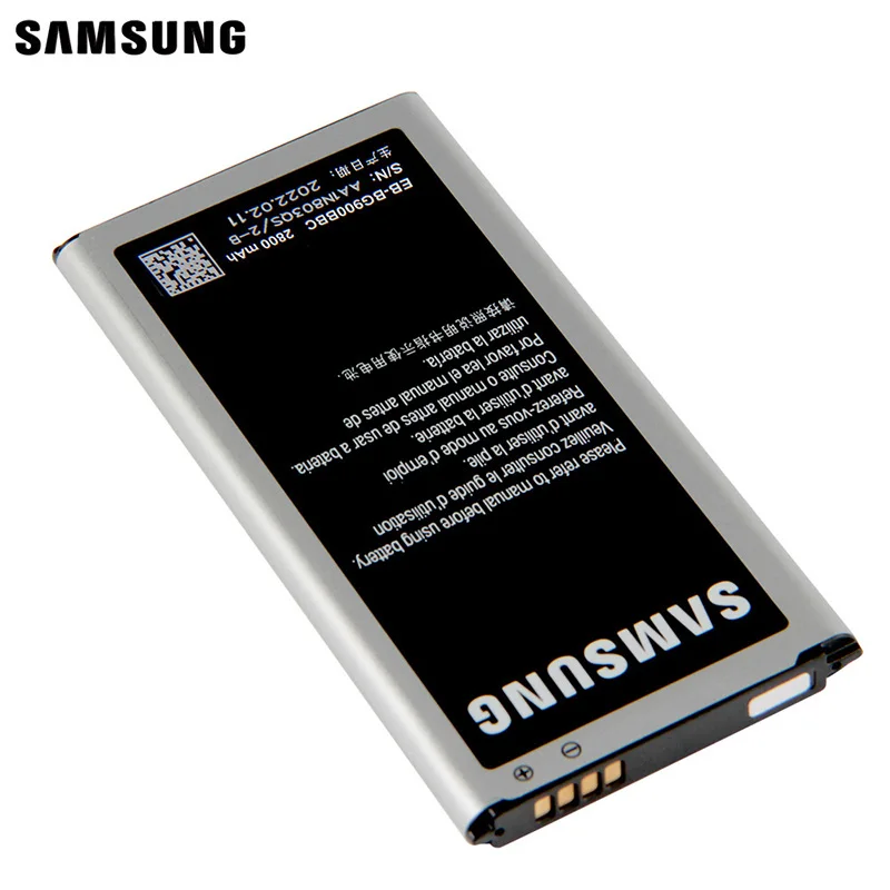 Samsung Original Replacement Battery EB-BG900BBE For Galaxy S5 G900M G9008V G900S G900F 9006V 9006W 9008W EB-BG900BBC /BBU