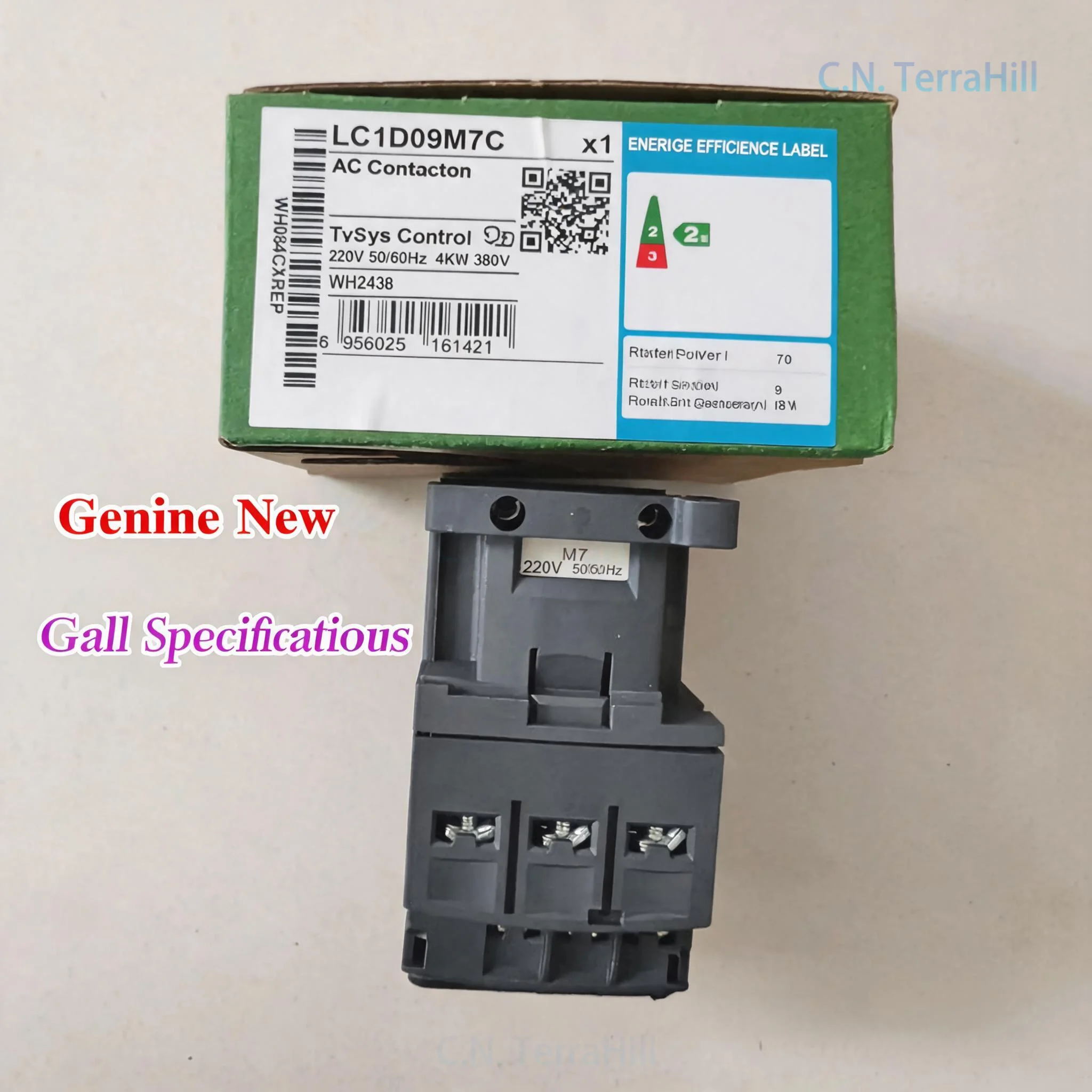 Фото Контактор переменного тока 3-фазный 24В 50/60Гц с катушкой LC1D09Q7C LC1D09M7C/F7C/B7C для панели управления двигателем №3