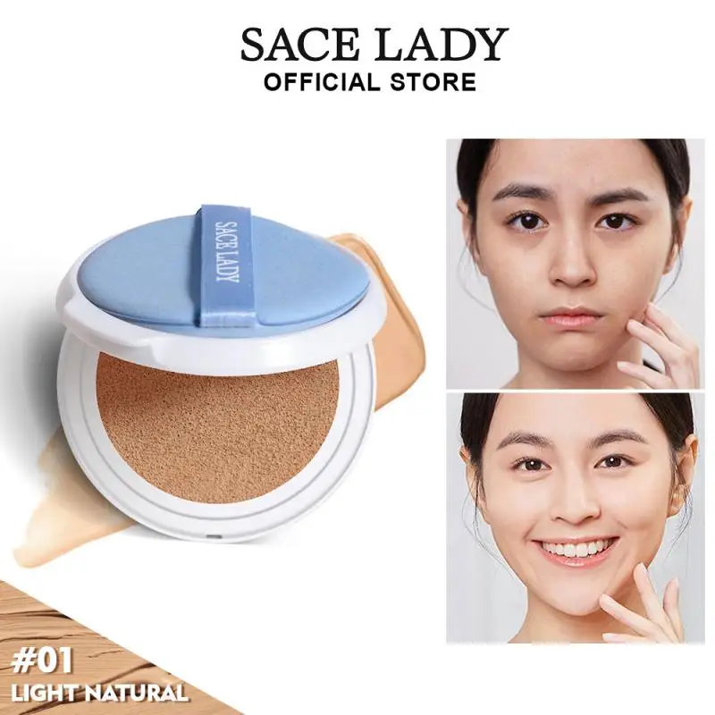 

1pc 8g Air Cushion Cream Replacement Makeup Waterproof Oil Control Brighten Skin Concealer Liquid Foundation Make Up Косметика