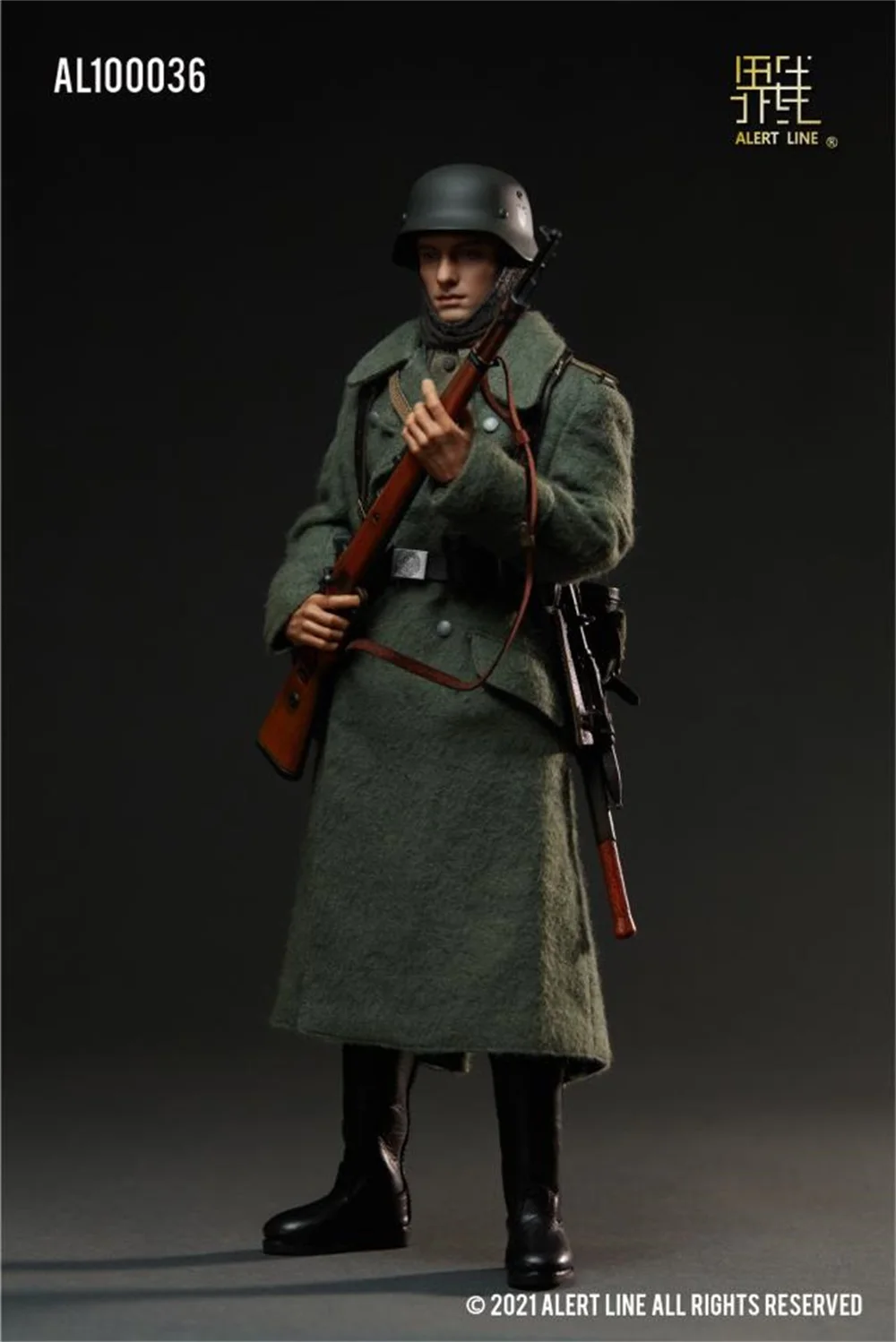 

1/6 Alert Line AL100036 WWII Army Soldier German Military Long Overcoat Shirt Model Fit 12inch Male Action Doll Collectable