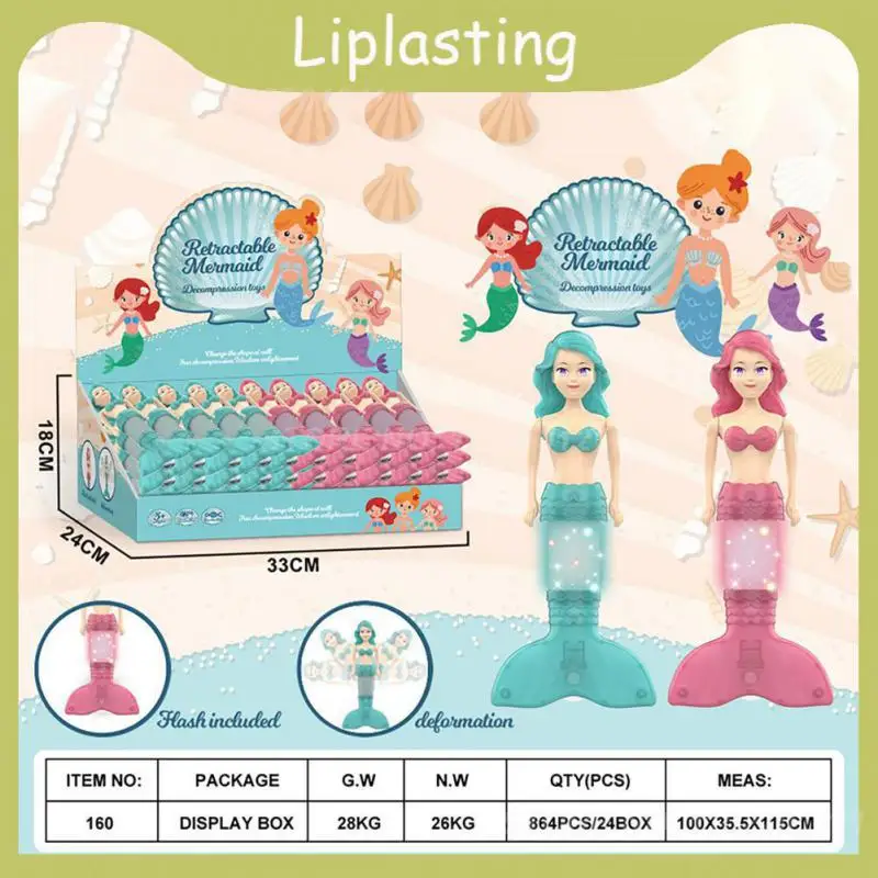 

Fidget Toy With Light Interest Training Stress Relief Tubes Parent-child Communication Funny Holiday Gift Children Gift Abs