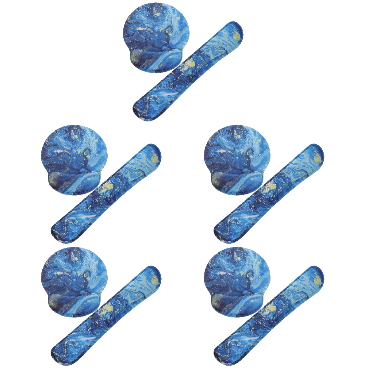 

5 комплектов ковриков для мыши, эргономичный коврик для мыши с подставкой для запястья, аксессуары для ноутбука и компьютера