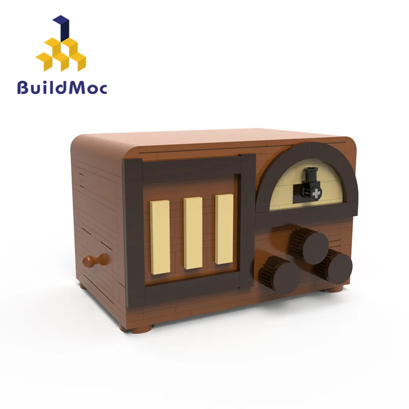 

MOC Intelligence Box Radio Decryption Box Building Blocks Puzzle Idea Assemble Bricks Brain Game Toys For Children Birthday Gift