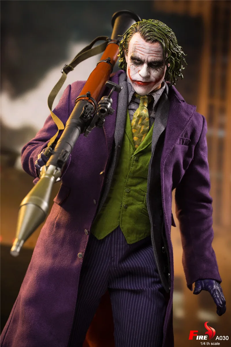 

FIRE A030 1/4 JOKER Purple Overcoat Full Set 18" Action Figure In Stock For Fans Collection