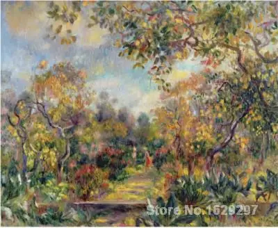 

oil reproductions of famous Pierre Auguste Renoir paintings Landscape at Beaulieu c Hand-painted High quality