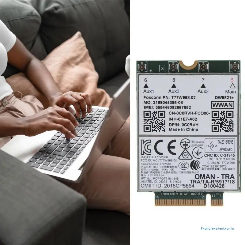 Модуль T77W968 DW5821e X20 LTE Cat16 1 Гбит/с FDD-LTE TDD-LTE