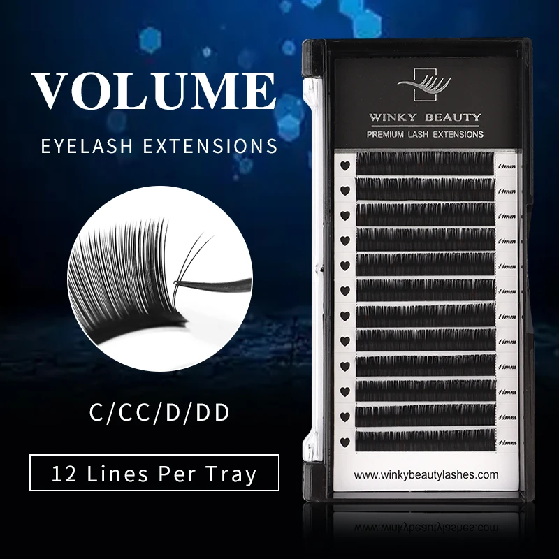 

Ресницы Накладные Winky Beauty, все размеры, C, CC, D, индивидуальные норковые ресницы для наращивания, толщина 0,03-0,15 мм
