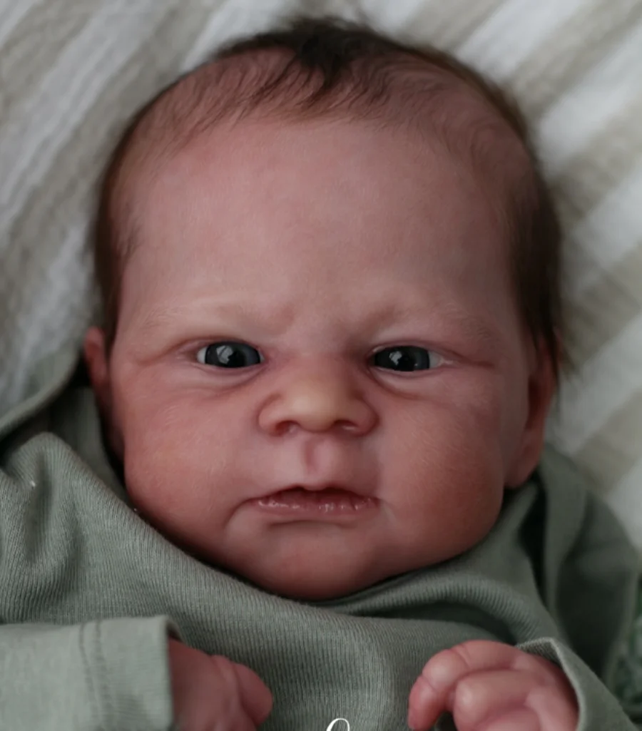 

17inch Reborn Doll Kit Elijah Lifelike Soft Touch Flexible Fresh Color Unfinished Unpainted Doll Parts Bebe Reborn Kit