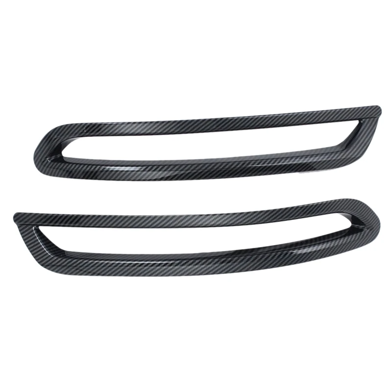 

Аксессуары для салона автомобиля, задняя противотуманная фара из углеродного волокна АБС, Накладка для ведущего идеального 2022 автомобильн...