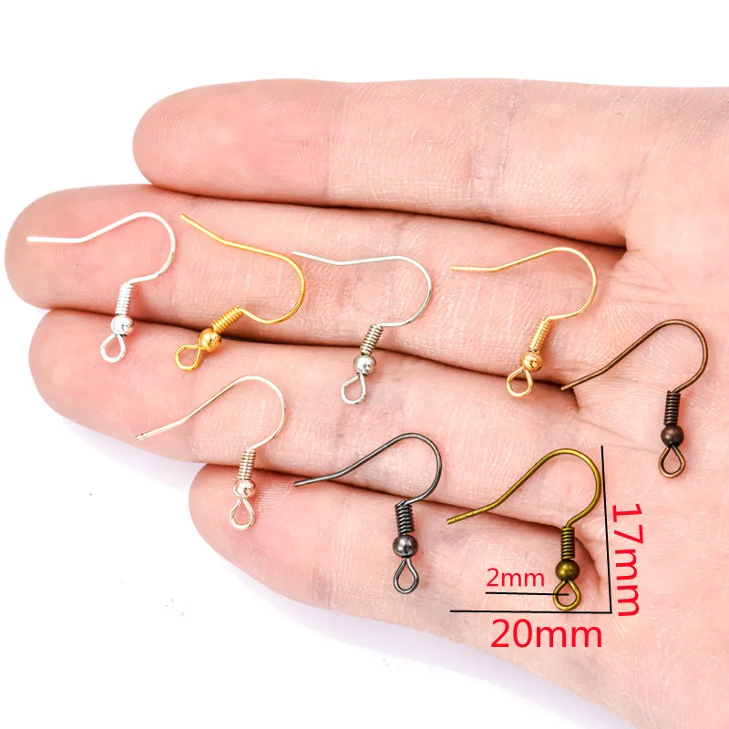 Застежки для сережек YuenZ 200 шт./лот железный крючок изготовления ювелирных