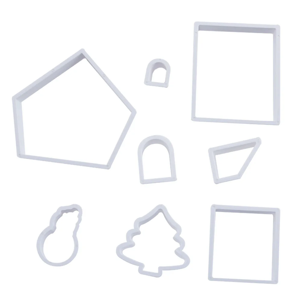

Cutterchristmascookie Holidays Baking Molds Party Gingerbread Holiday Fondant Favor Biscuit Pastry Metaltree Shape Cake House