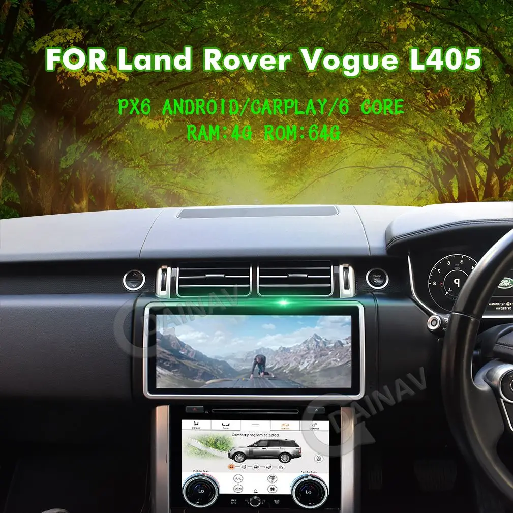 

Автомобильная стереосистема 12,3 дюйма для Land Rover Range Rover Vogue L405 RHD 2013-2017, автомобильный мультимедийный DVD-плеер, аудиоресивер, головное устройст...