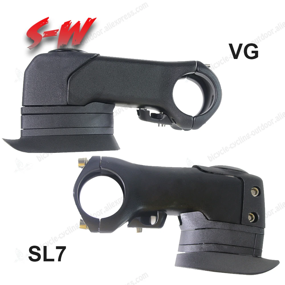 VG/SL7 Stem -6 Degree Bicycle Handlebar Accessories Gasket and Cover Bike Parts Customized Length 80/90/100/110mm