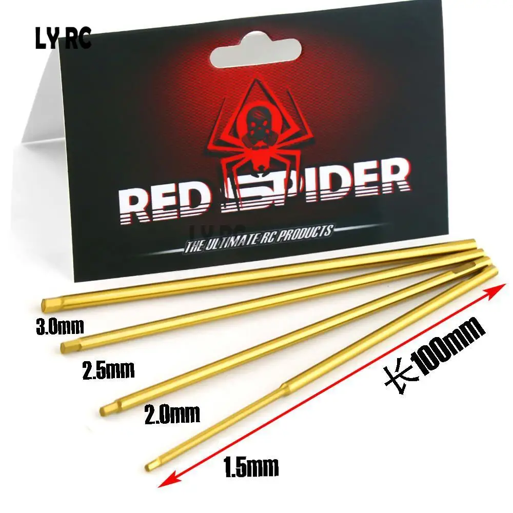 Инструмент для ремонта автомобиля, Внутренняя шестигранная отвертка с титановым покрытием и твердым наконечником R82 для losi trx4 gen8 redcat hsp hpi