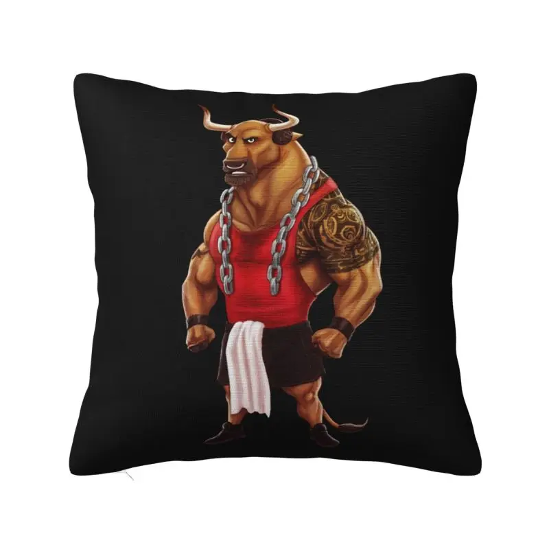 

Dwayne The Rock Johnson Bull Cushion Cover Soft Modern Throw Pillow Case for Car Sofa