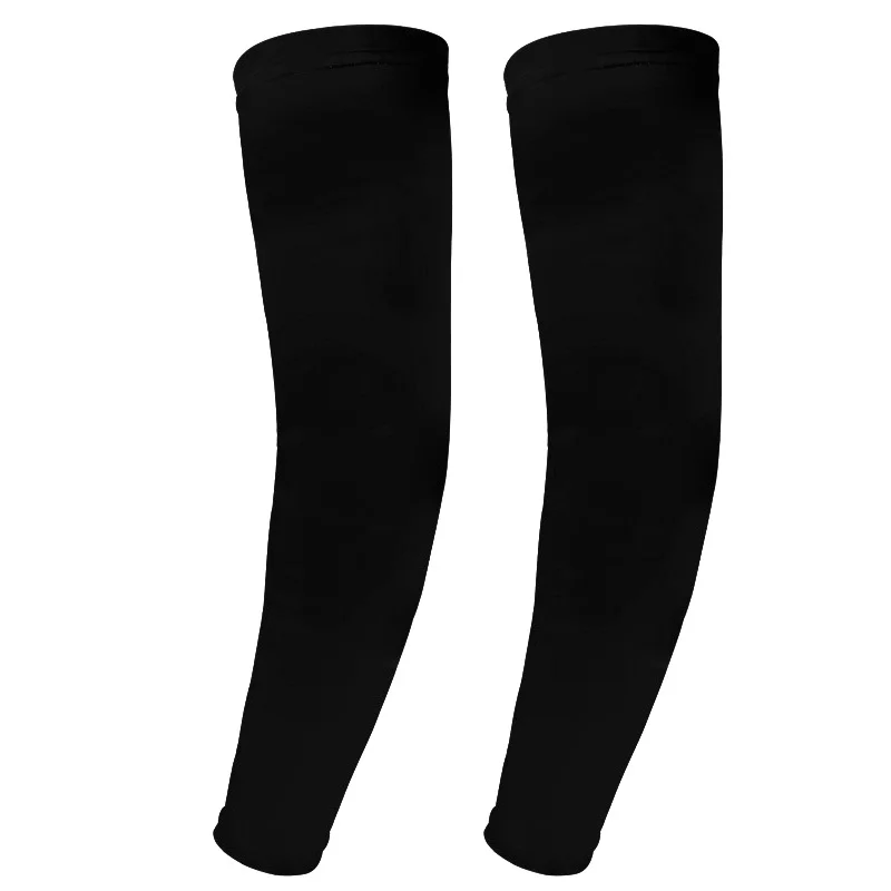 1 Pair Summer Sleeve Ice Cool Wearing High Elastic Elbow Spring Outdoor Riding Fingerless Fishing Custom Silk