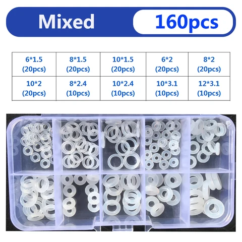 Белое Силиконовое уплотнительное кольцо VMQ, уплотнительное кольцо, толщина CS 1,5/2/2, 4/3, 1 мм, Термостойкое, водонепроницаемое, пищевое уплотнение, Силиконовое уплотнительное кольцо