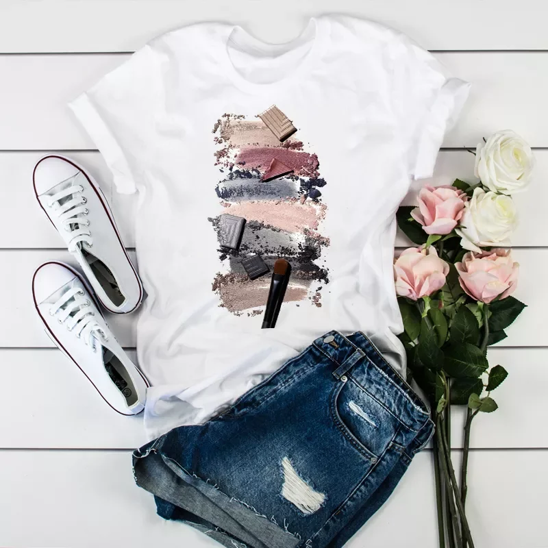 

Women 2021 3D Print 90s Fashion Tops Tumblr Tshirts T Clothes Shirt Womens Ladies Graphic Female Tee T-Shirt Clothing