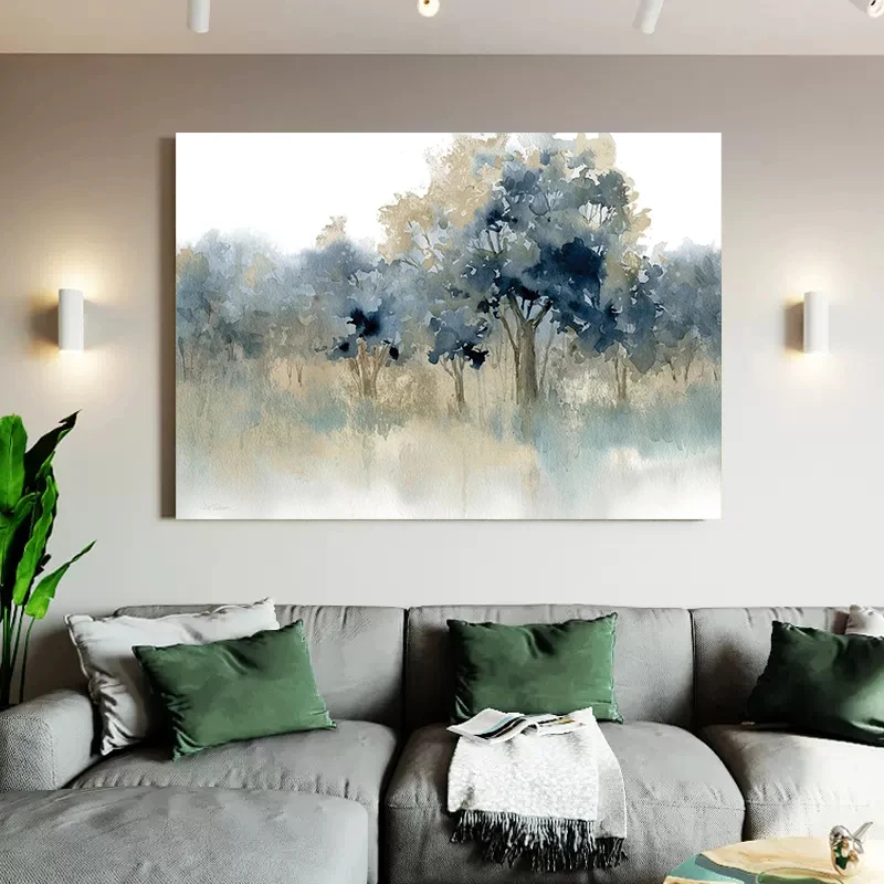 

Abstract Decorative Trees Wall Art Canvas Print Watercolor Landscapes Painting For Wall Decor Modern Artwork Pictures Room Home