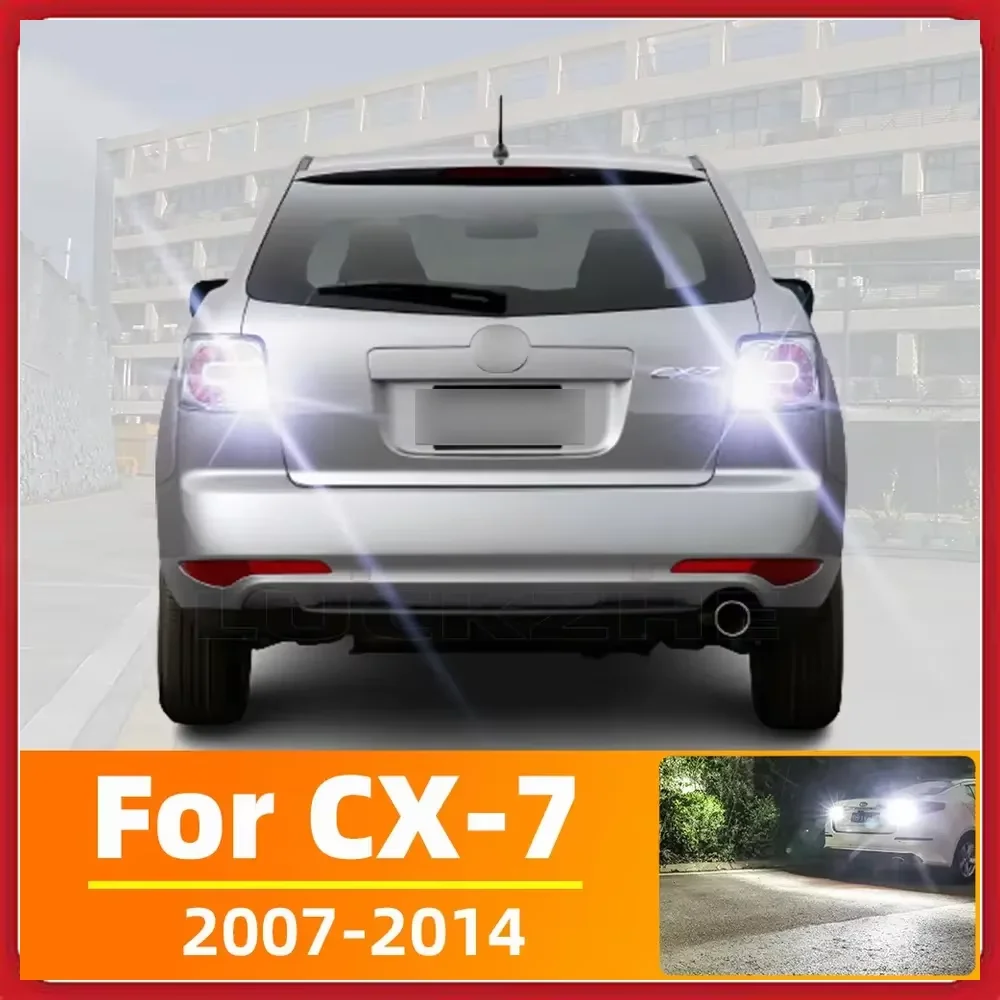 

2 шт. подходят для Mazda CX-7 CX7 2007 2008 2009 2010 2011 2012 2013 2014 светодиодная резервная лампа заднего хода Canbus без ошибок