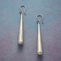 high grade pearl water drop long earrings simple earrings romantic charming classic retro design sense face slim earrings
