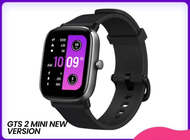 

Version] GTS 2 mini Smartwatch 68+Sports Modes Sleep Monitoring Smart Watch Zepp App For Android For iOS