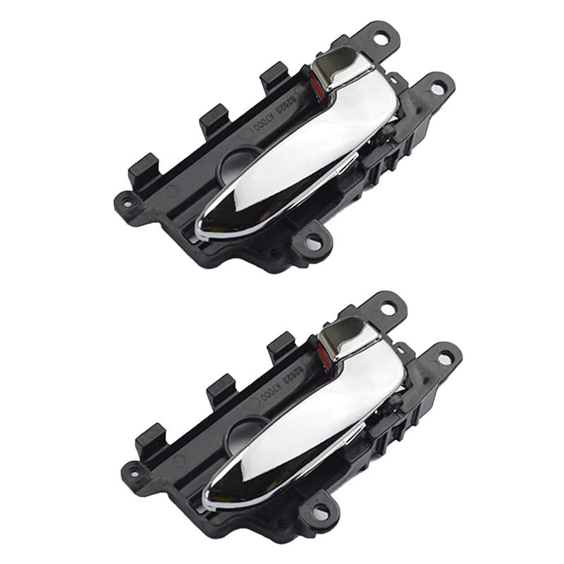 

2X Car Styling Chrome Inner Door Handle Right Side For Kia K3 Forte Cerato 2011-2017