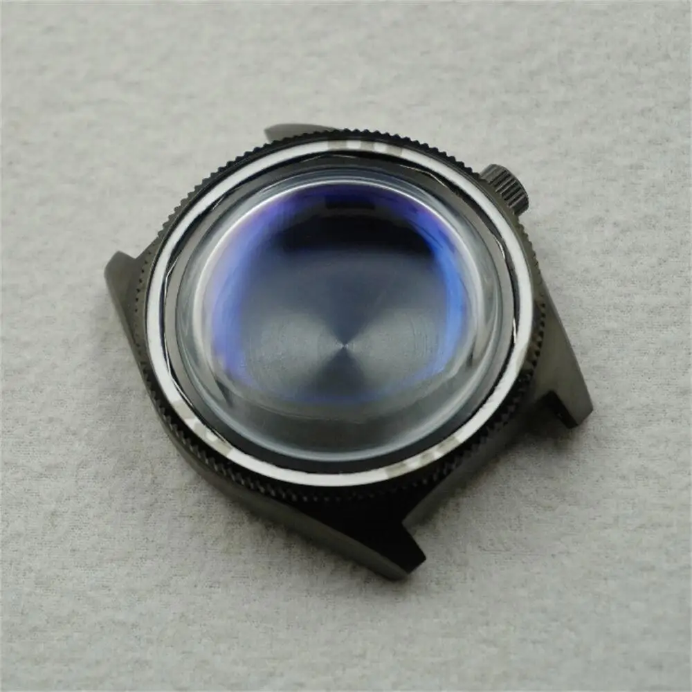 NH35 case black Yuanzu case modified mechanical watch watch case NH36/4R35 movement suitable for 50ATM waterproof