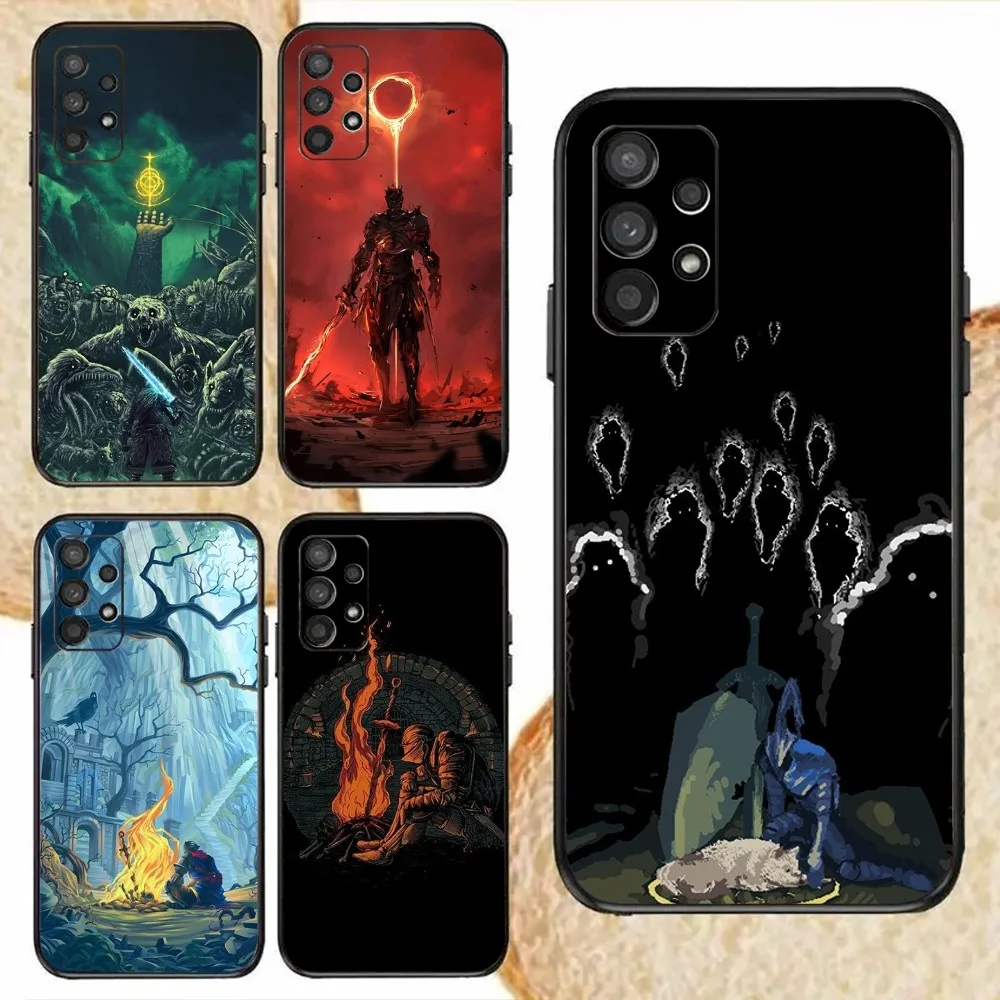 Чехол для телефона Game D-Dark S-Souls Samsung Galaxy S24 S20 S21 S22 S23 Fe Lite Plus Ultra Note Shell