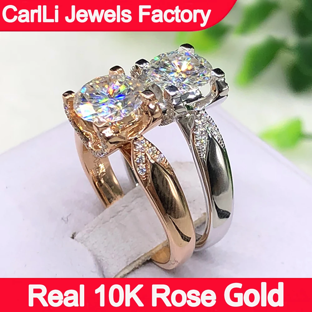 Кольцо из розового золота 10 карат на заказ женское кольцо свадьбу юбилей