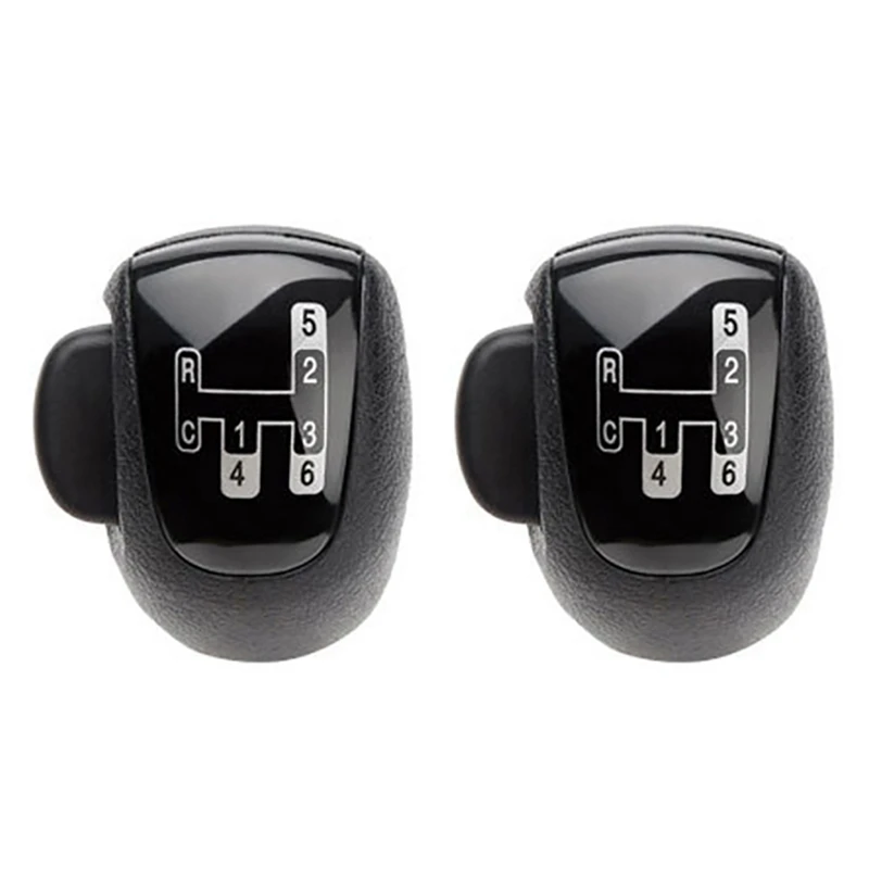 

2X 6 Speed +R+C Car Gear Shift Knob Lever Manual Gear Shifter Gearbox Splicer Switch 1727377 1919065 Fit For Scania