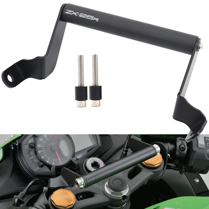 

Motorcycle Accessories for KAWASAKI ZX25R 2021 2022 ZX-25R ZX 25R Stand Holder Phone Mobile Phone GPS Nacigation Plate Bracket