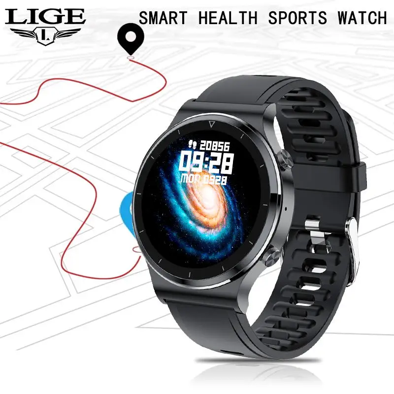 

Смарт-часы LIGE 2022 для мужчин и женщин, водостойкие IP68