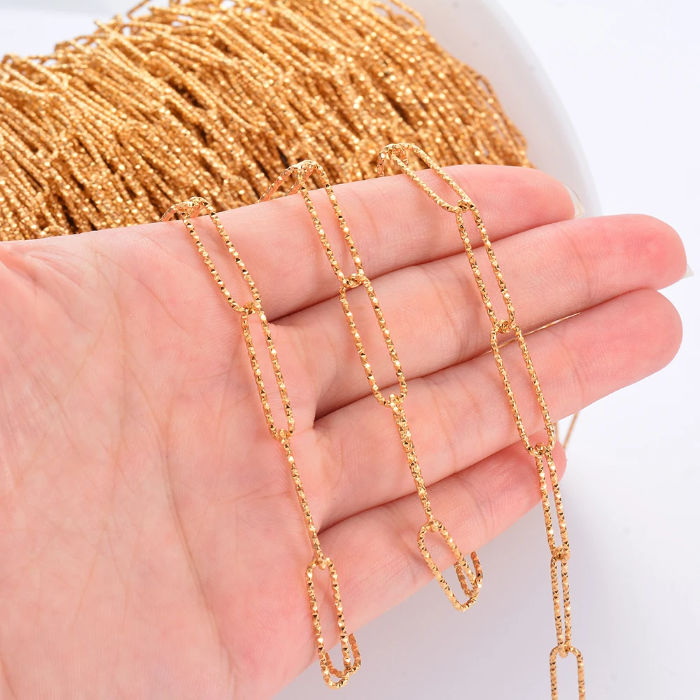 Цепочка с длинными овальными звеньями, 1 м Цепочка с длинными овальными звеньями, 1 м